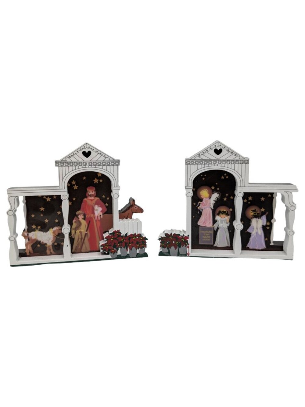 Shelias Christmas Shelf Sitter LOT Michael Keeping Watch Heartsvilles Lil Angels